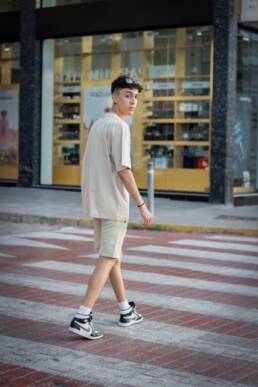 ENSEMBLE ESSENTIALS BEIGE OVERSIZED HOMME